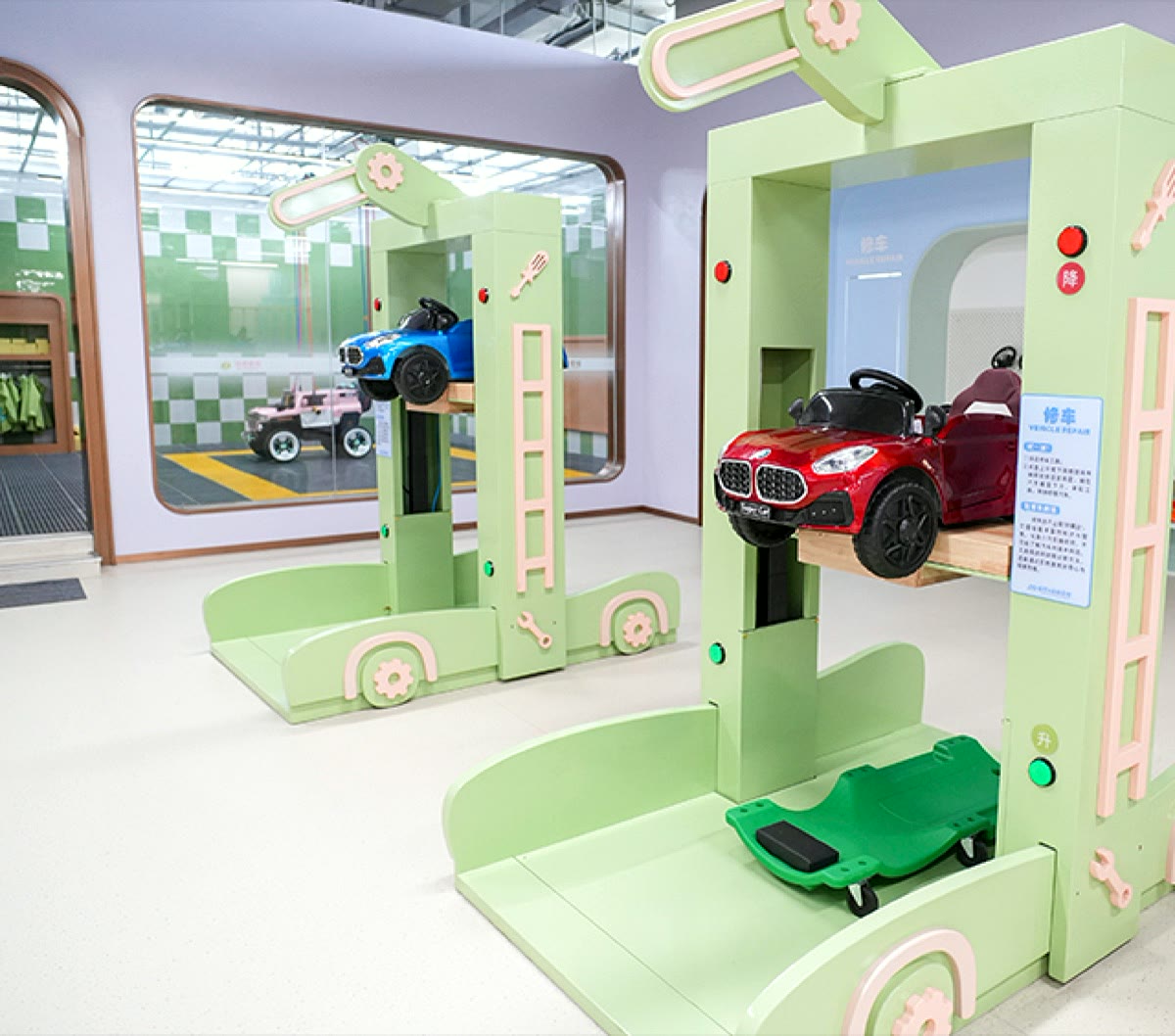 Children's role-play experience equipment for a family learning venue