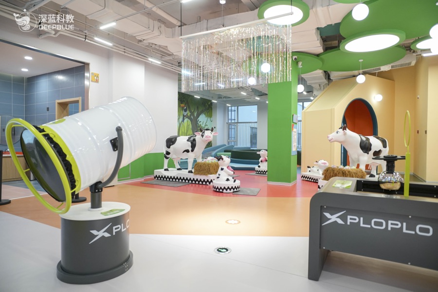 XPLOPLO second-floor colorful exhibit space for children XPLOPLO second-floor colorful exhibit space for children