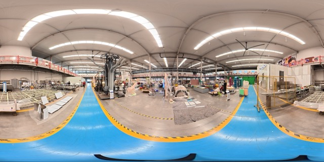 720-degree panorama of DEEPBLUE assembly workshop one